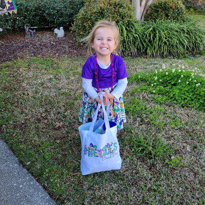 Personalized Halloween Trick or Treat Tote Bag