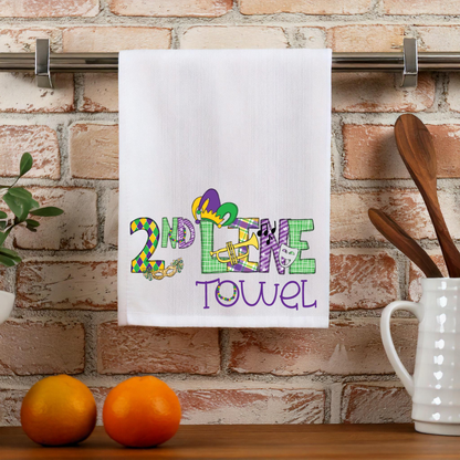 Mardi Gras 2nd Line Parade Towel