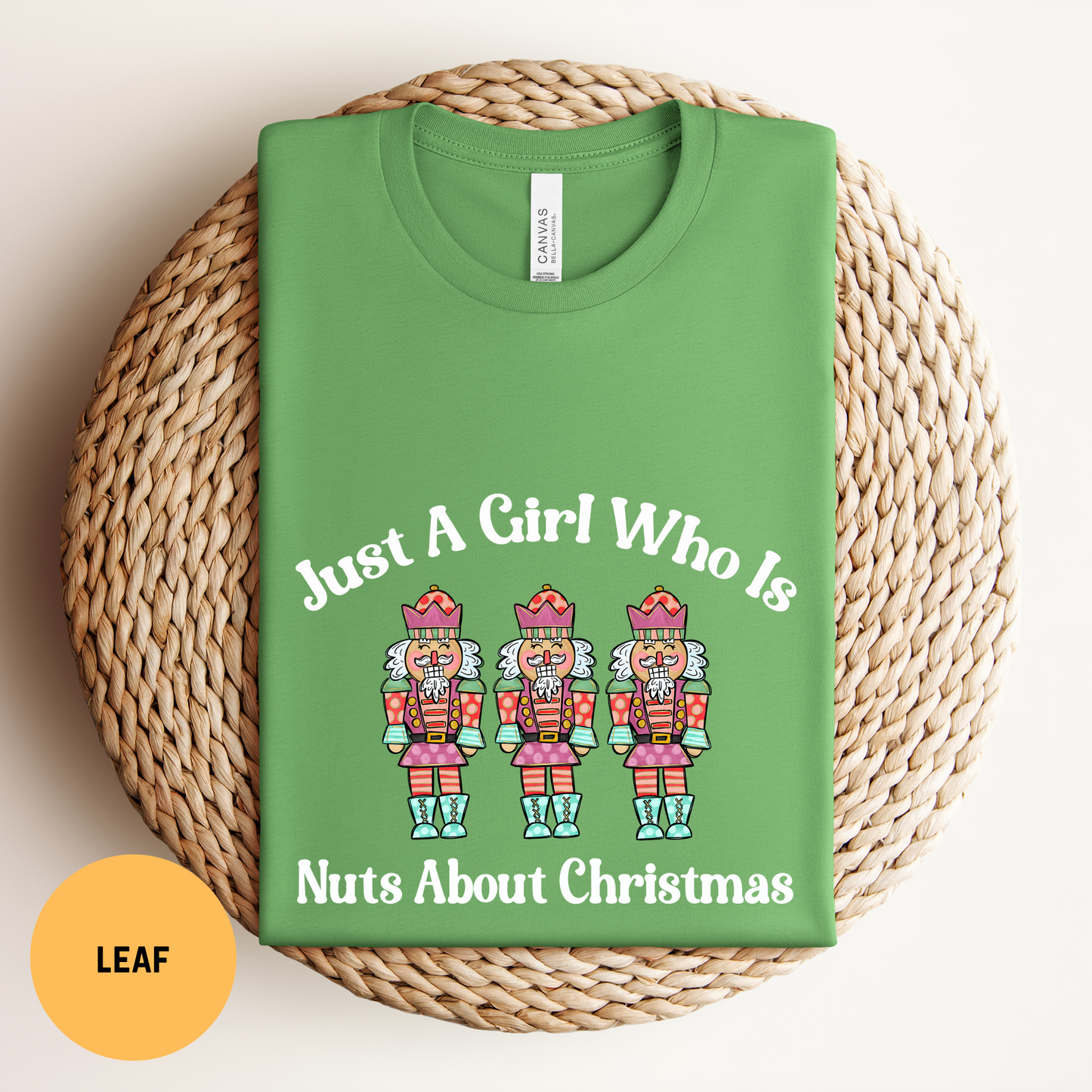 Girls Pink Nutcracker Christmas Shirt, Nuts About Christmas T-shirt, Funny Nutcracker Tee