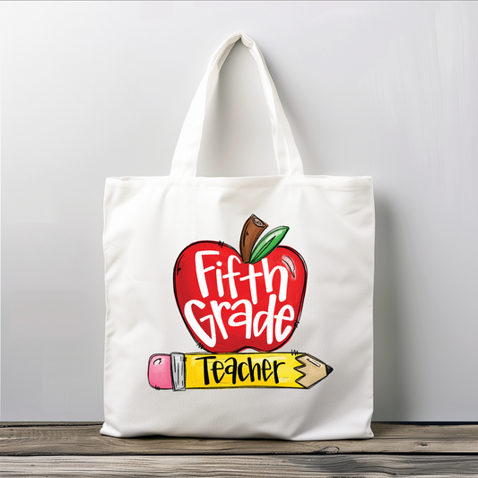 Fifth Grade Teacher Tote Bag