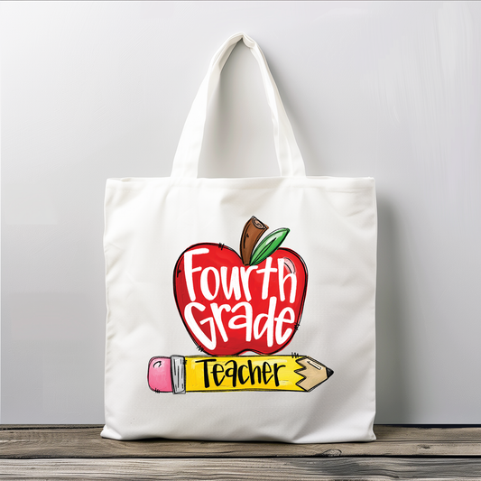 Fourth Grade Teacher Tote Bag