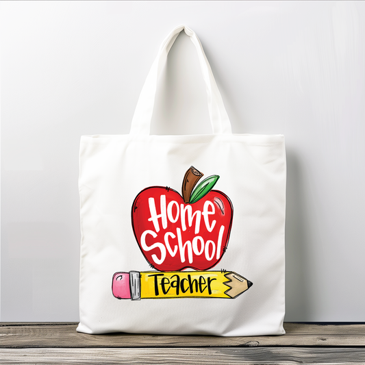 Home School Teacher Tote Bag