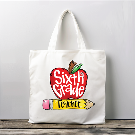 Sixth Grade Teacher Tote Bag