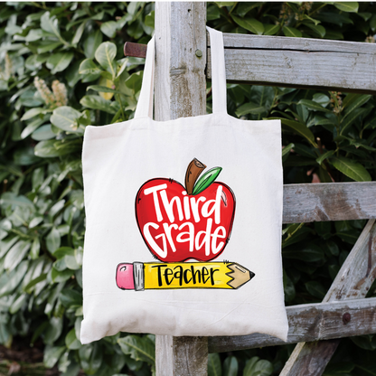 Third Grade Teacher Tote Bag