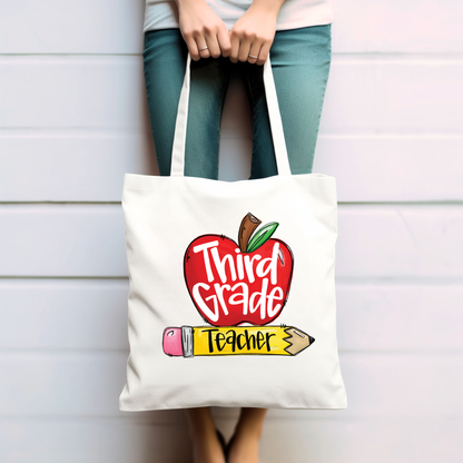 Third Grade Teacher Tote Bag