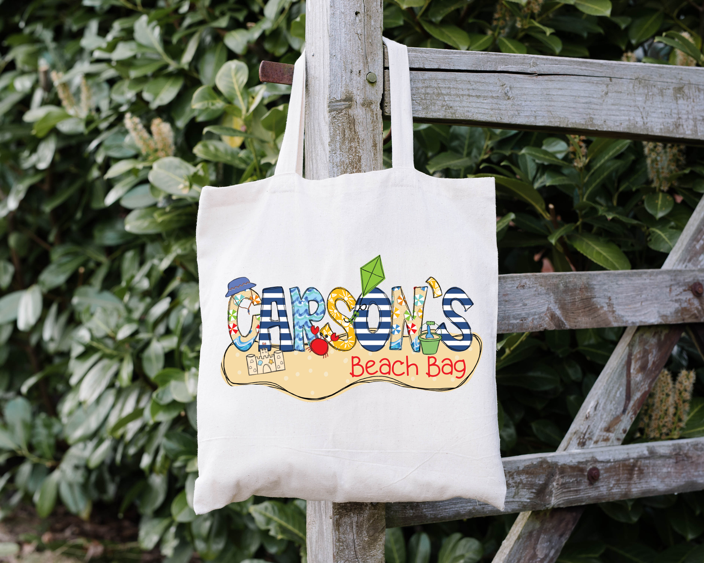 Personalized Boys Beach Bag