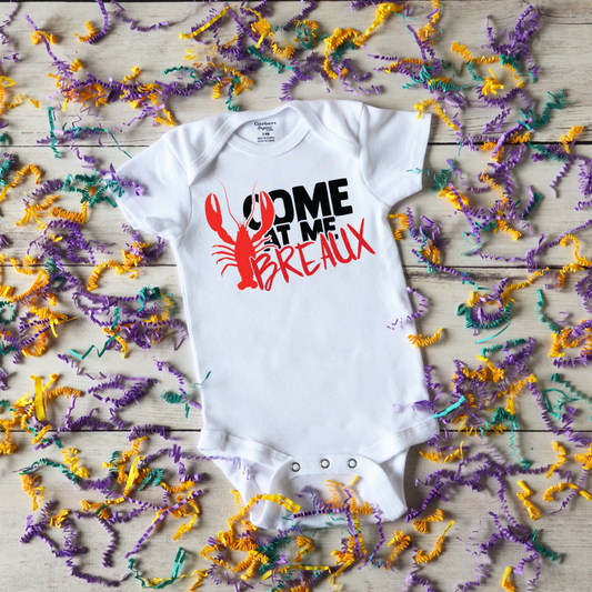 Funny Crawfish Baby Onesie