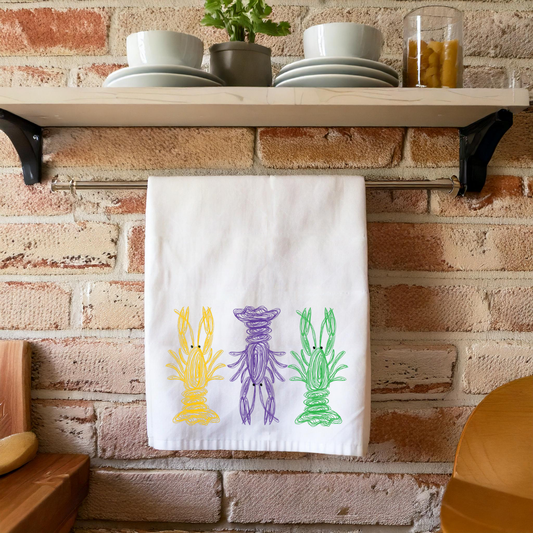 Crawfish Tea Towel