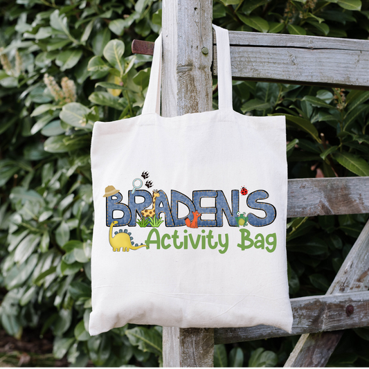 Boys Name Activity Bag