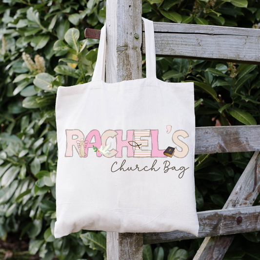 Personalized Girls Church Bag