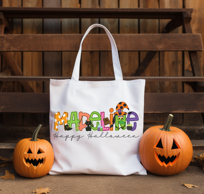 Personalized Witchy Halloween Bag