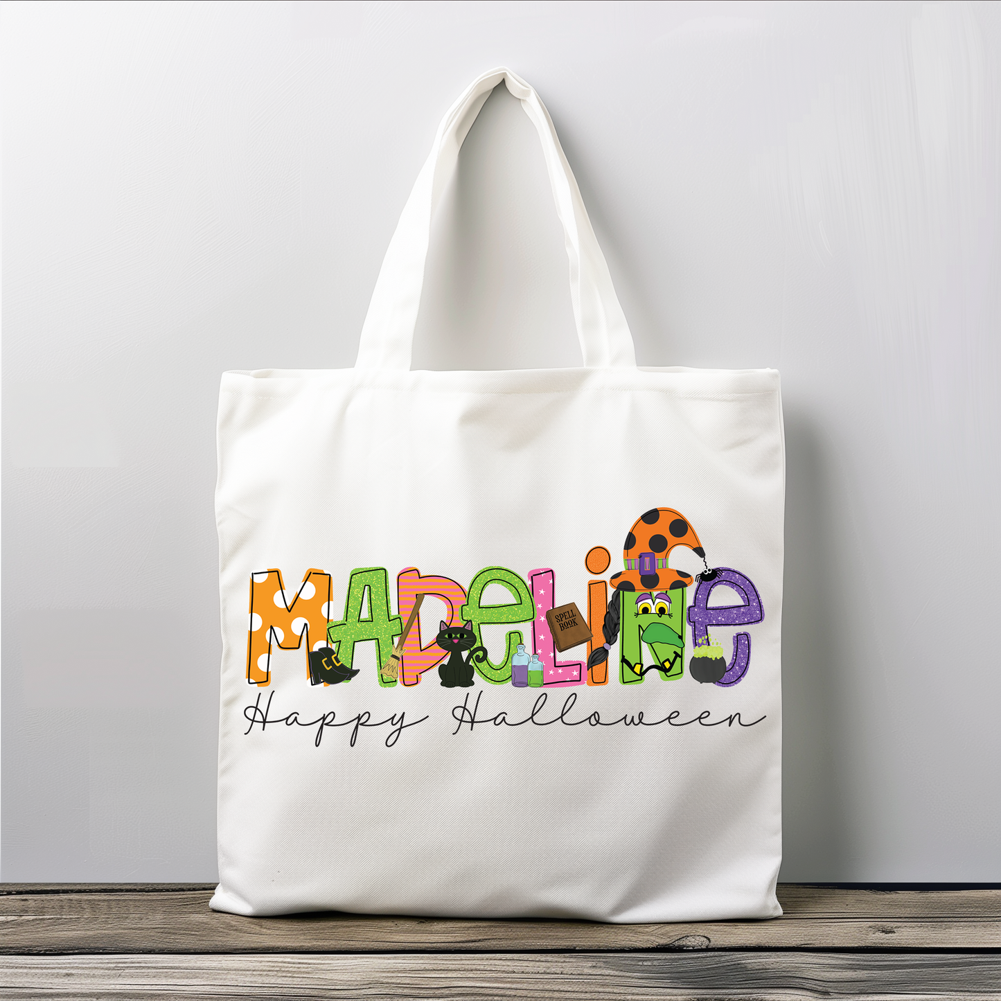 Personalized Witchy Halloween Bag