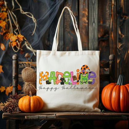 Personalized Witchy Halloween Bag