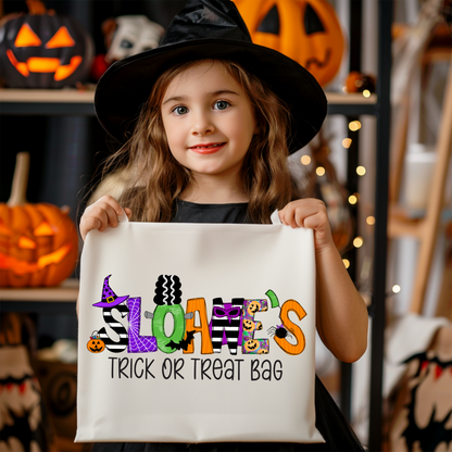 Personalized Girls Halloween Bag