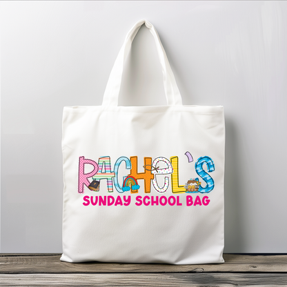 Girls Name Sunday School Bag