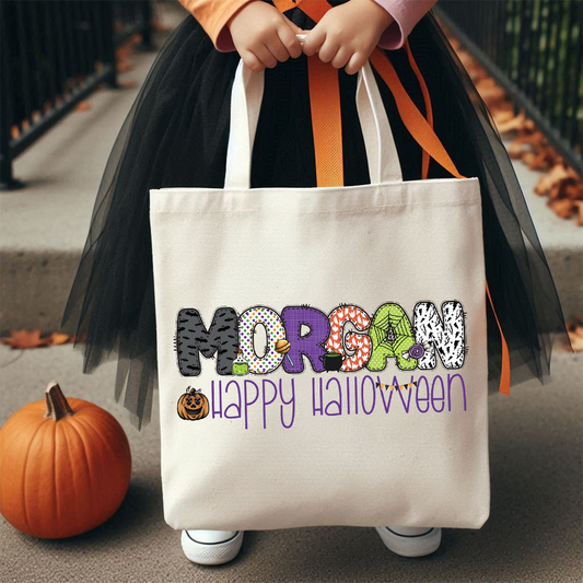 Personalized Happy Halloween Bag