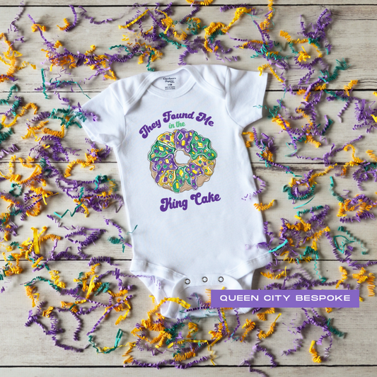 King Cake Baby Nola Onesie