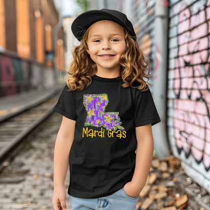 Louisiana Mardi Gras Toddler T-Shirt