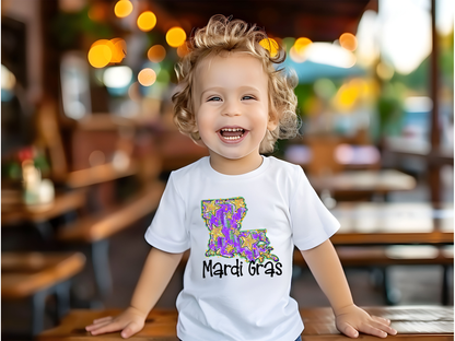 Louisiana Mardi Gras Toddler T-Shirt