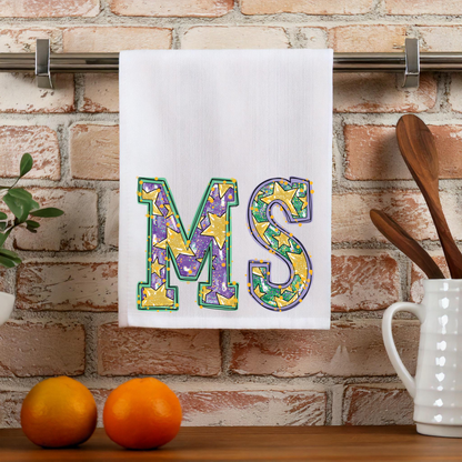 Mississippi Mardi Gras Kitchen Towel