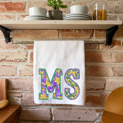 Mississippi Mardi Gras Kitchen Towel