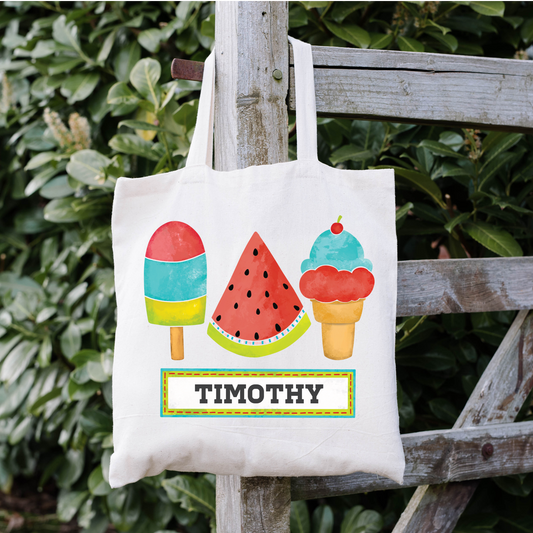 Summer Treats Personalized Tote